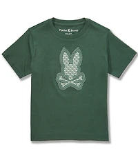 Psycho Bunny Little Boys Short Sleeve Johnny Graphic T-Shirt