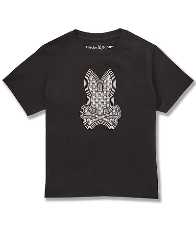 Psycho Bunny Little Boys Short Sleeve Johnny Graphic T-Shirt