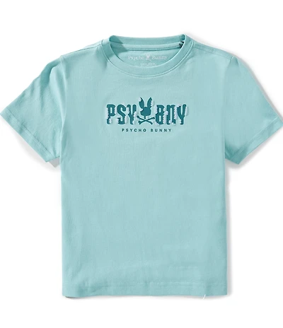 Psycho Bunny Little Boys Short Sleeve Otto Graphic T-Shirt