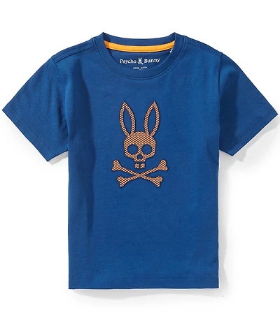 Psycho Bunny Little Boys Short Sleeve Stan Bunny Graphic T-Shirt
