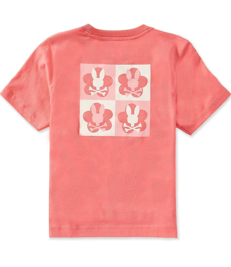 Psycho Bunny Little Boys Short Sleeves Aiden Back Graphic Tee