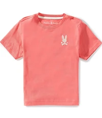 Psycho Bunny Little Boys Short Sleeves Aiden Back Graphic Tee