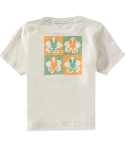 Psycho Bunny Little Boys Short Sleeves Aiden Back Graphic Tee