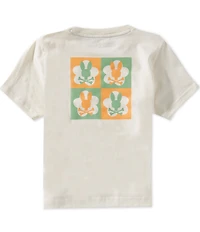 Psycho Bunny Little Boys Short Sleeves Aiden Back Graphic Tee
