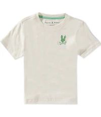 Psycho Bunny Little Boys Short Sleeves Aiden Back Graphic Tee