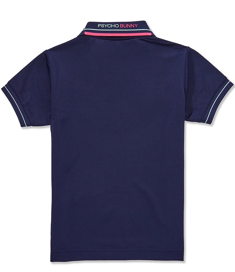 Psycho Bunny Little Boys Short Sleeves Edwin Sport Polo Shirt
