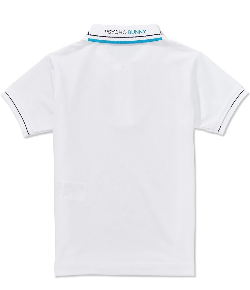 Psycho Bunny Little Boys Short Sleeves Edwin Sport Polo Shirt