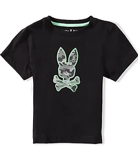 Psycho Bunny Little Boys Short Sleeves Paul Graphic T-Shirt