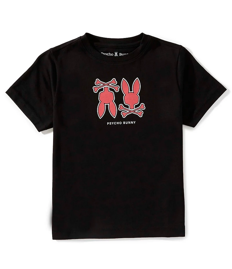 Psycho Bunny Little/Big Boys Dawson Bunny Graphic Short-Sleeve T-Shirt