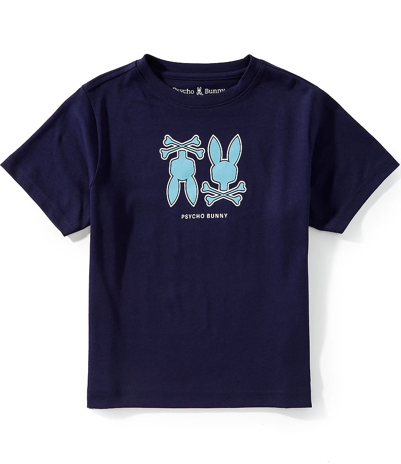 Psycho Bunny Little/Big Boys Dawson Bunny Graphic Short-Sleeve T-Shirt