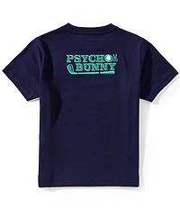 Psycho Bunny Little/Big Boys Golf Embroidered/Logo Graphic Short-Sleeve T-Shirt