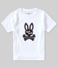 Psycho Bunny Little/Big Boys Short Sleeve Derek Graphic T-Shirt