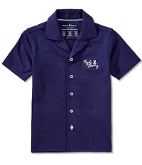 Psycho Bunny Little/Big Boys Short Sleeve Desert Keller Shirt