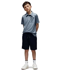 Psycho Bunny Little/Big Boys Short Sleeve Hadley Performance Pique Polo Shirt