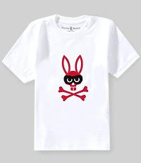 Psycho Bunny Little/Big Boys Short Sleeves Mischief Bunny Graphic T-Shirt
