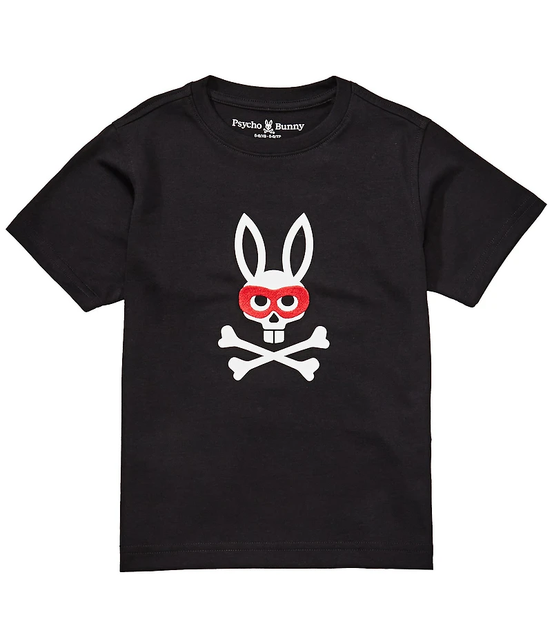 Psycho Bunny Little/Big Boys Short Sleeves Mischief Bunny Graphic T-Shirt