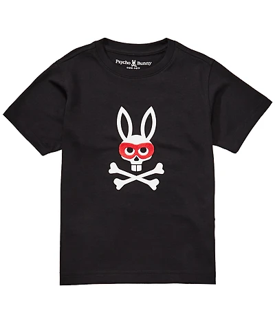 Psycho Bunny Little/Big Boys Short Sleeves Mischief Bunny Graphic T-Shirt