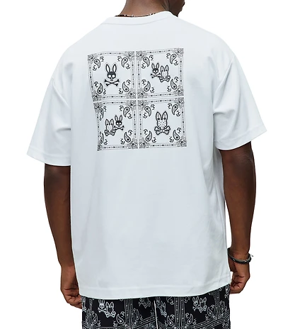 Psycho Bunny Luke Back Graphic Short Sleeve T-Shirt