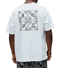 Psycho Bunny Luke Back Graphic Short Sleeve T-Shirt
