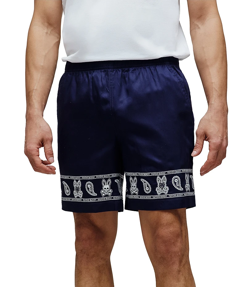 Psycho Bunny Luke Tencel 7#double; Inseam Shorts
