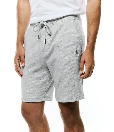 Psycho Bunny Marc Textured Knit 8#double; Inseam Shorts