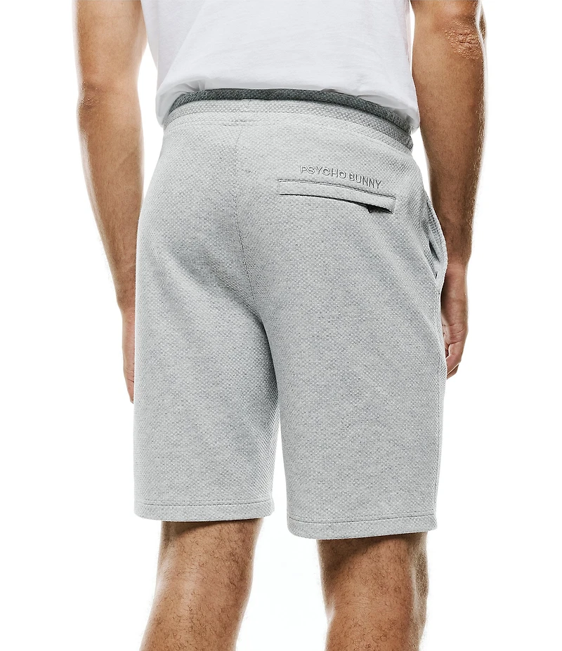 Psycho Bunny Marc Textured Knit 8#double; Inseam Shorts