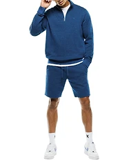Psycho Bunny Marc Textured Quarter Zip Pullover
