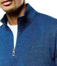 Psycho Bunny Marc Textured Quarter Zip Pullover