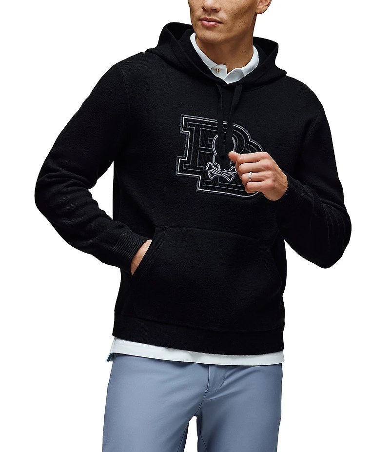 Psycho Bunny Marlon Texture Stitch Hoodie