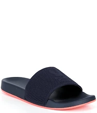 Psycho Bunny Men's Contrast Sole Knit Slides