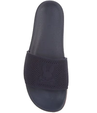 Psycho Bunny Men's Contrast Sole Knit Slides