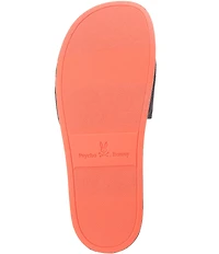 Psycho Bunny Men's Contrast Sole Knit Slides