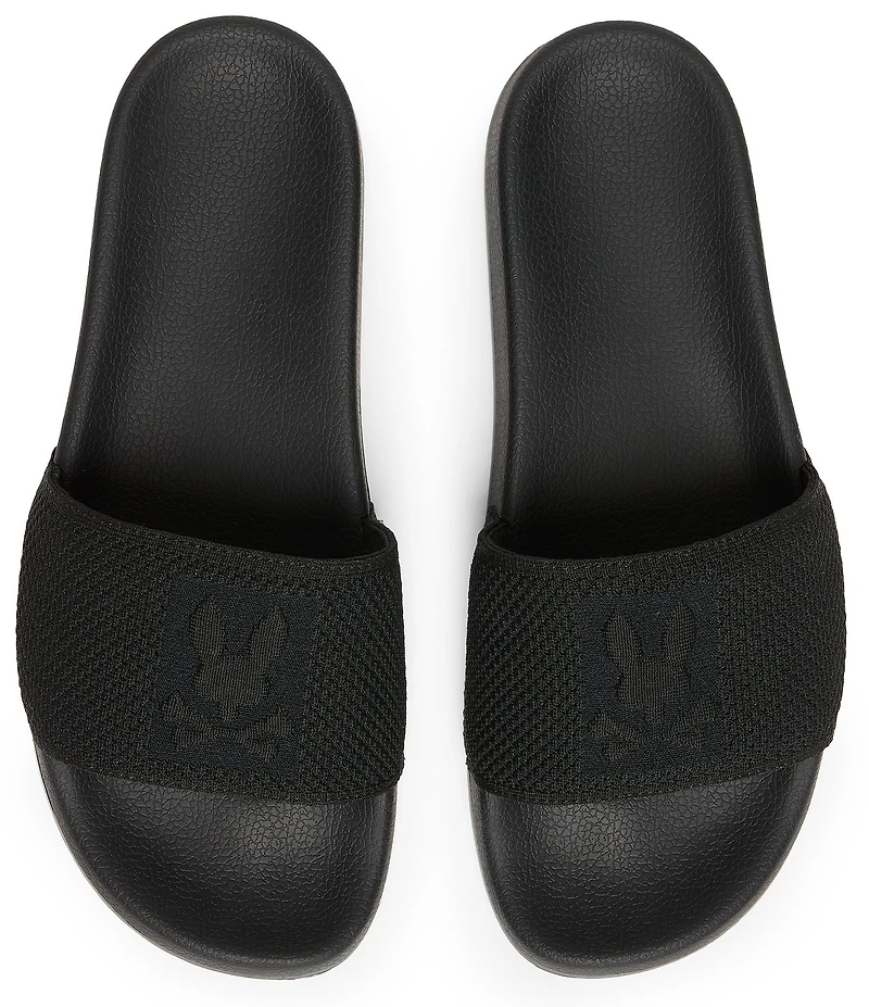 Psycho Bunny Mens Knit Slides