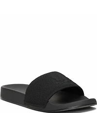 Psycho Bunny Men's Logo Knit Slides