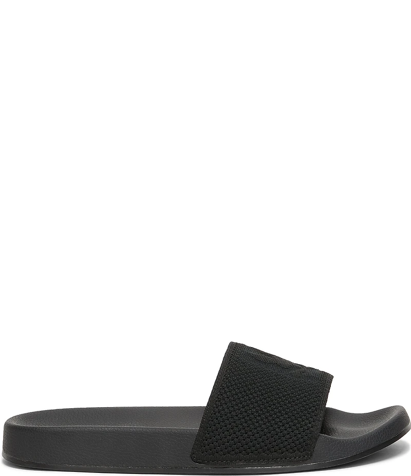 Psycho Bunny Men's Logo Knit Slides