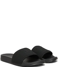 Psycho Bunny Men's Logo Knit Slides