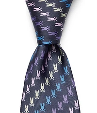Psycho Bunny Multi Ears 3 1/4#double; Silk Ties