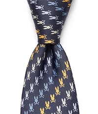 Psycho Bunny Multi Ears 3 1/4#double; Silk Ties