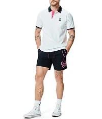 Psycho Bunny Nate Pique Short Sleeve Polo Shirt