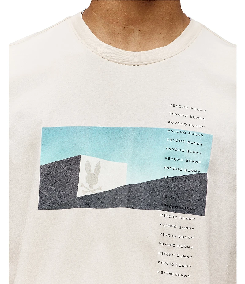 Psycho Bunny Neil Photo Real Short Sleeve T-Shirt