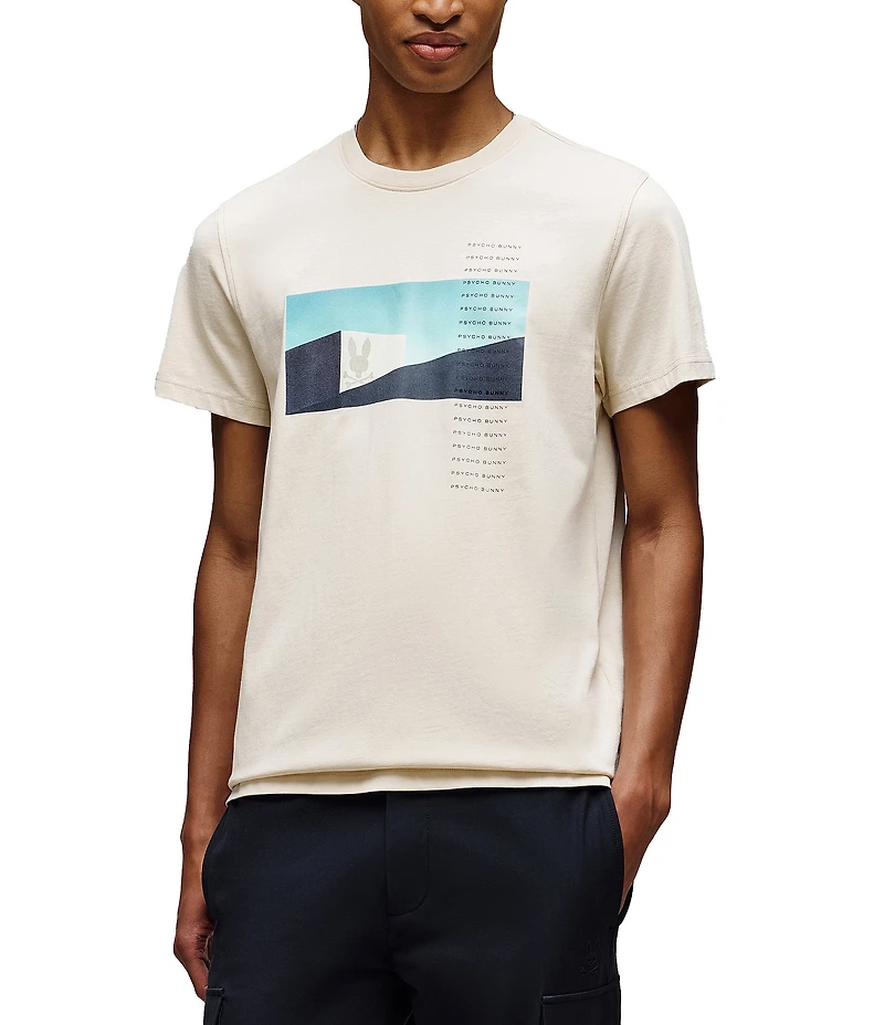 Psycho Bunny Neil Photo Real Short Sleeve T-Shirt