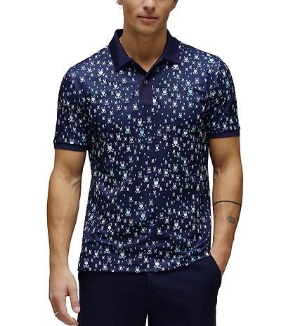 Psycho Bunny Nev Sport Short Sleeve Polo Shirt