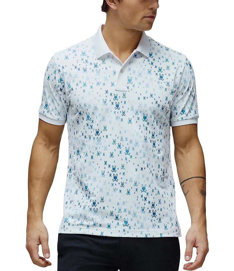 Psycho Bunny Nev Sport Short Sleeve Polo Shirt