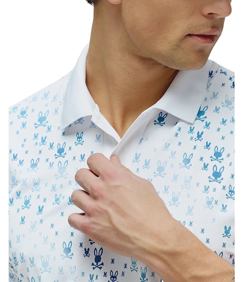 Psycho Bunny Nev Sport Short Sleeve Polo Shirt