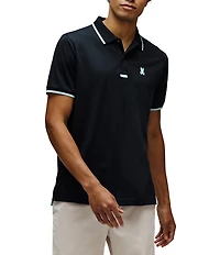 Psycho Bunny Nikolai Performance Stretch Short Sleeve Polo Shirt