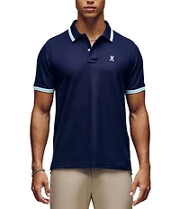 Psycho Bunny Nolan Pique Short Sleeve Polo Shirt