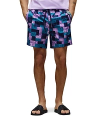 Psycho Bunny Oliver Allover Bunny Swim Trunks