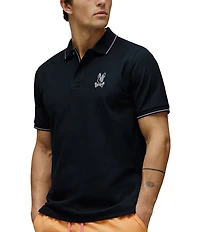 Psycho Bunny Oliver Pique Short Sleeve Polo Shirt