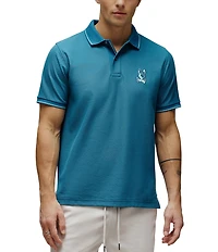 Psycho Bunny Oliver Pique Short Sleeve Polo Shirt