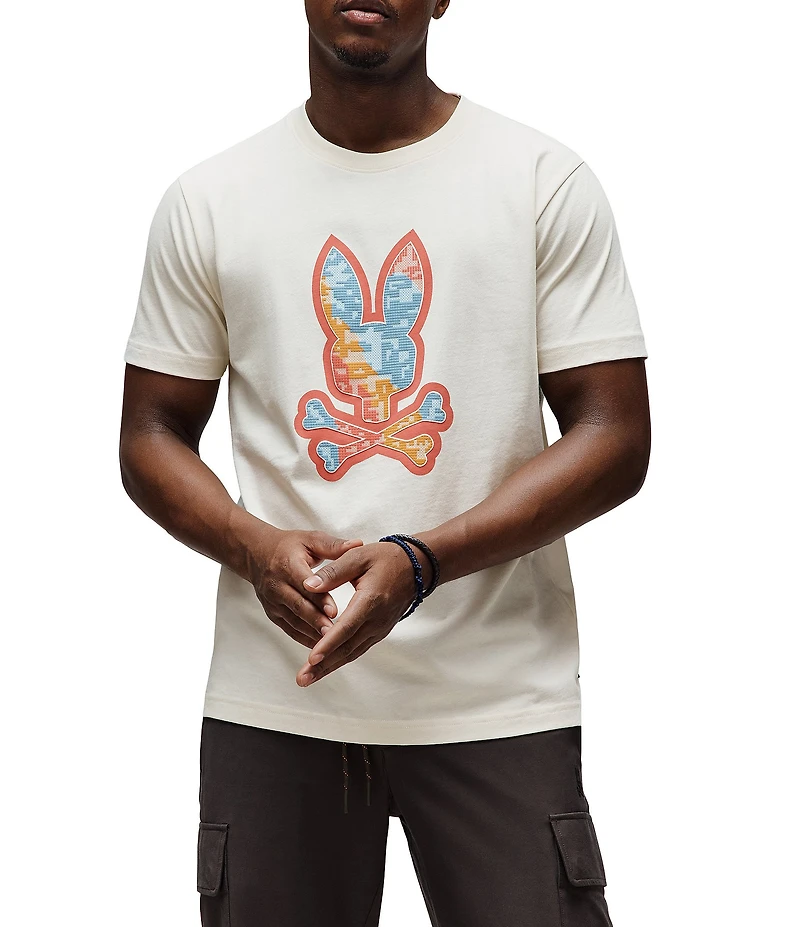 Psycho Bunny Oliver Short Sleeve Graphic T-Shirt